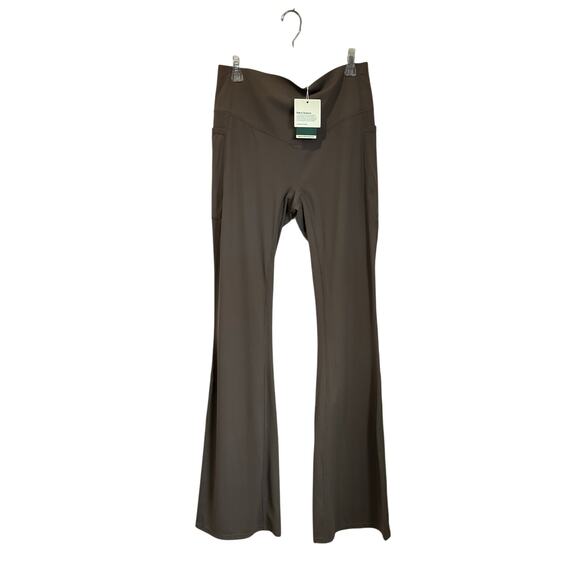 Halara UltraSculpt Flare Pants XL NWT High Rise Brown Long 37” Inseam Yoga - Picture 3 of 12